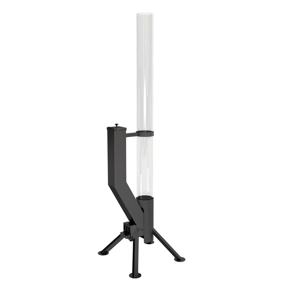 Gardenflare Premium Feuerrohr Edelstahl (schwarz)