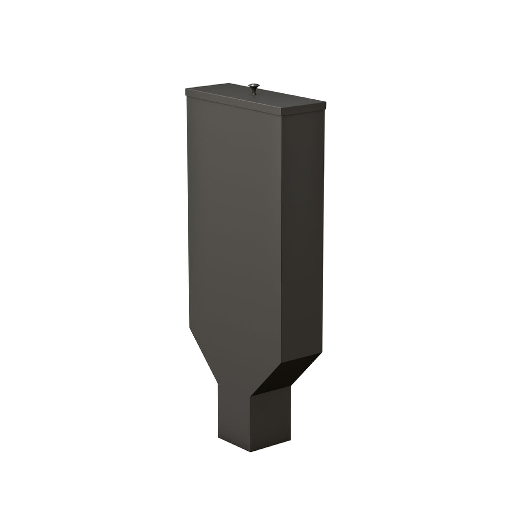 Zusatztank für das XXL Feuerrohr schwarz pulverbeschichtet