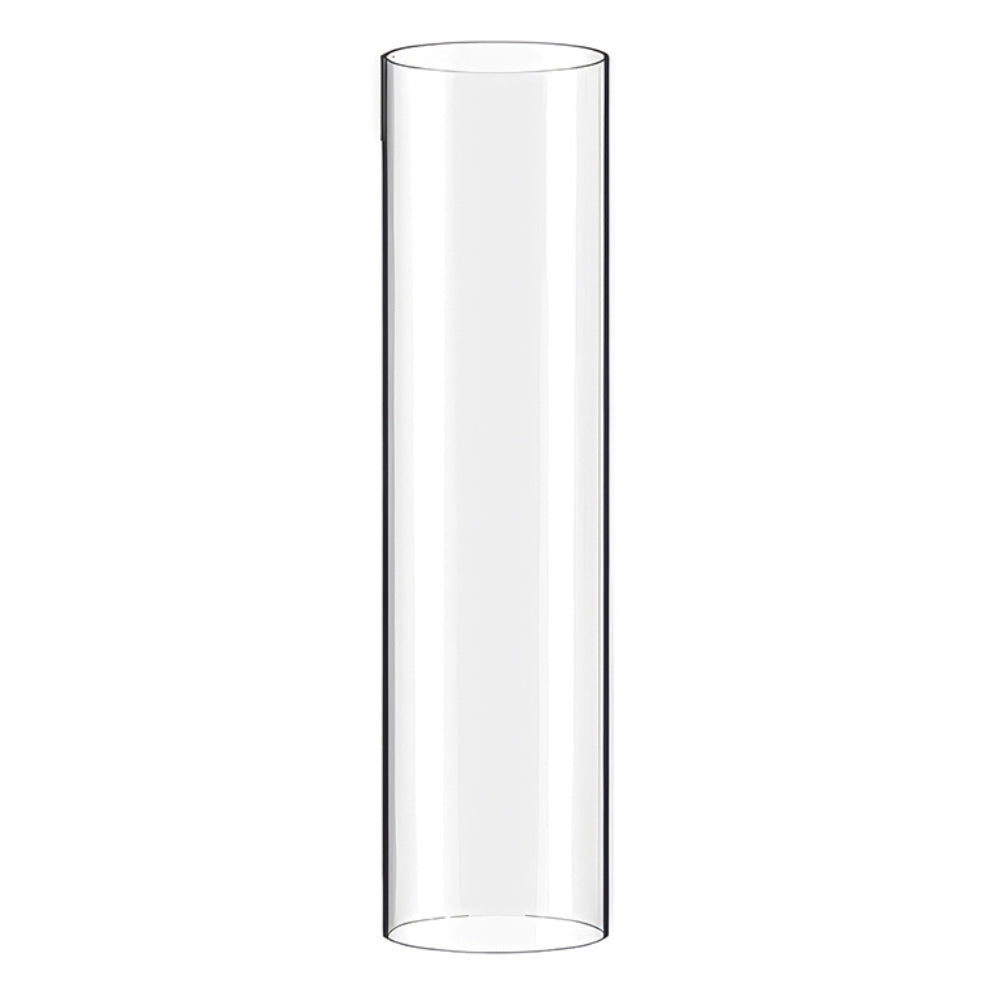 Tube en verre de rechange Gardenflare pour feu de table – image en fond perdu sur fond blanc