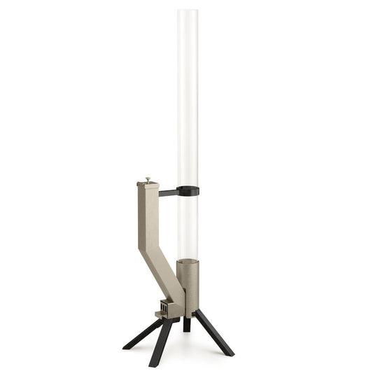Gardenflare Klassik Multicolor Feuerrohr mit schwarzem Fuß ohne Flamme