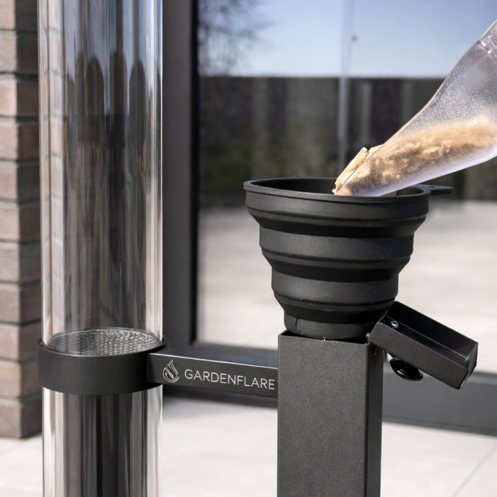 Gardenflare Trichter für sauberes und gezieltes Einfüllen der Pellets in den Pelletschacht
